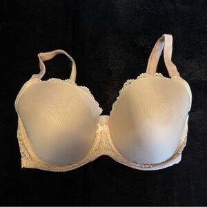 Victoria's Secret Lace Trim Bra - Cream